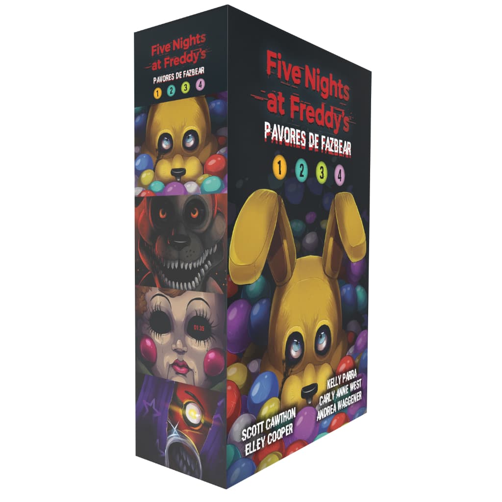 Livro Box Five Nights at Freddy’s - Pavores de Fazbear Volumes de 1-4 Scott Cawthon Intrínseca