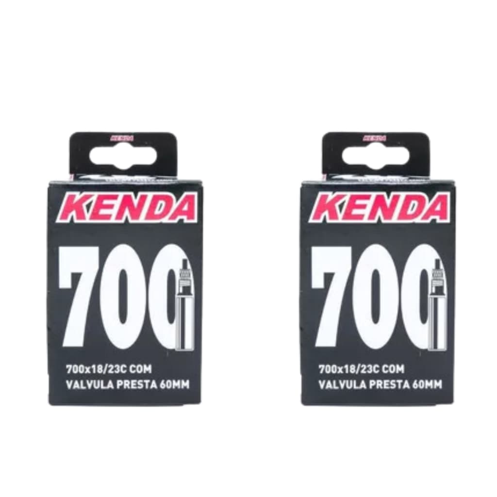 Par Camara De Ar Kenda Ciclismo Speed Pro 700x18/23c Valvula Fina Presta 48mm