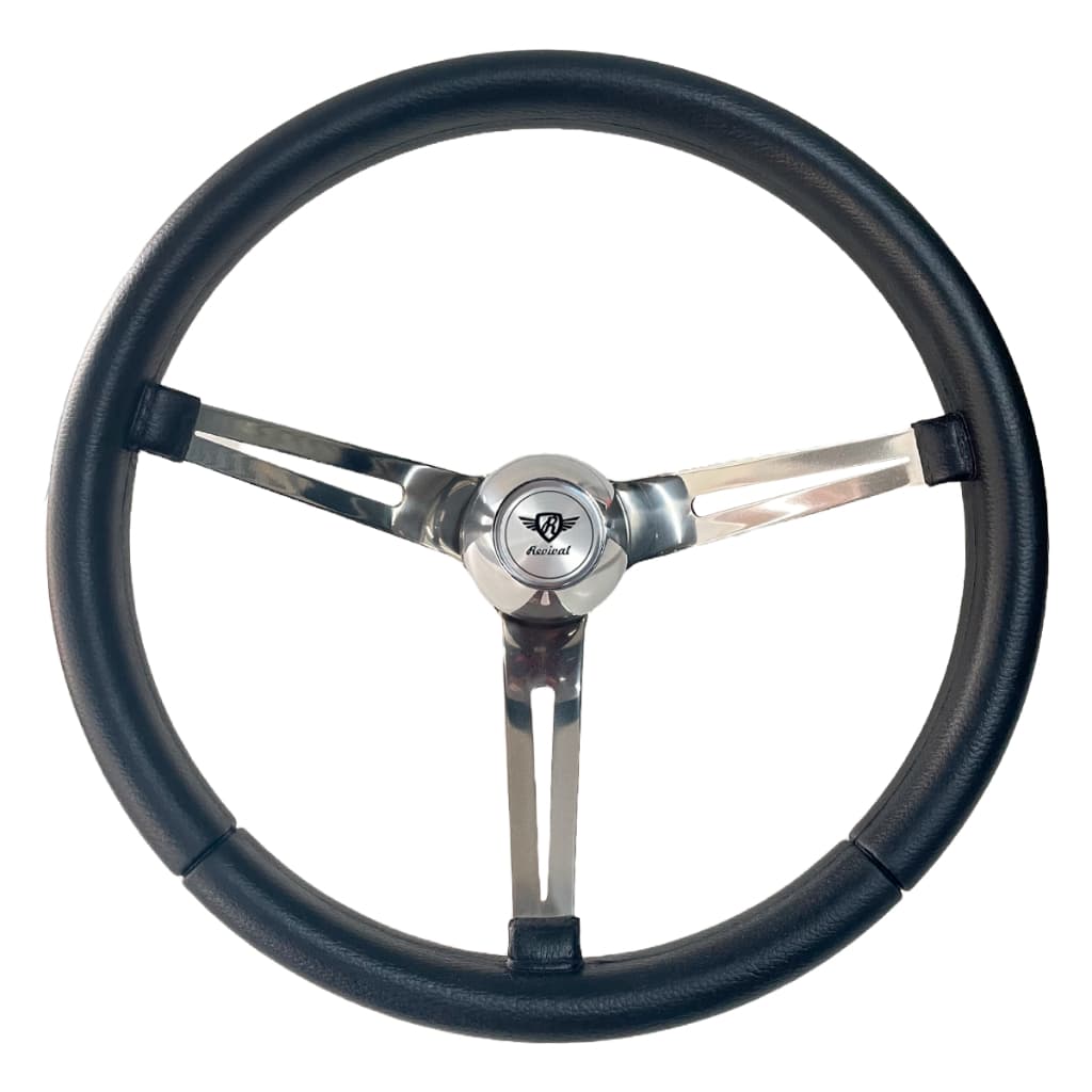 Volante Clássico Revival Orion Logo Prata Fusca Chevette F1000 Brasília A10 Fiat 145