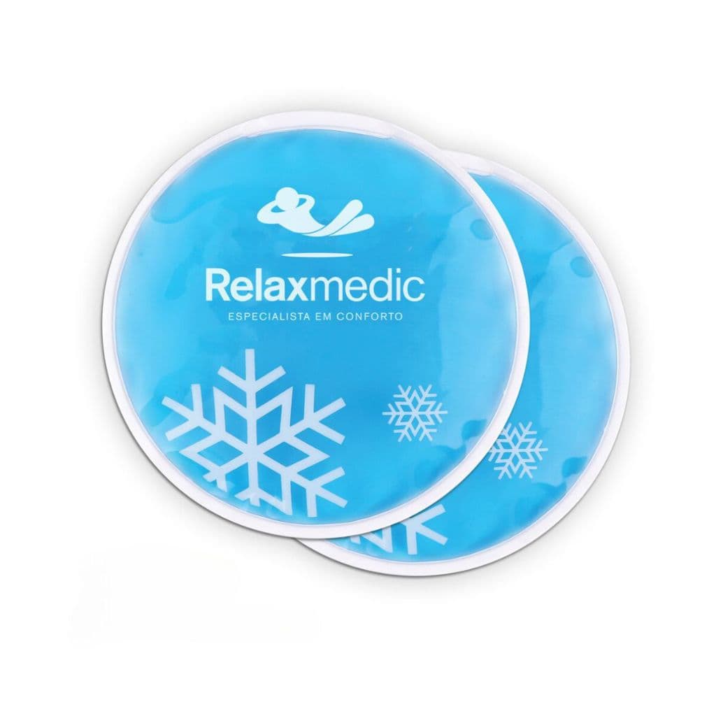 2 Bolsas Térmicas Compressa Adesiva Gelo Frio Relaxmedic