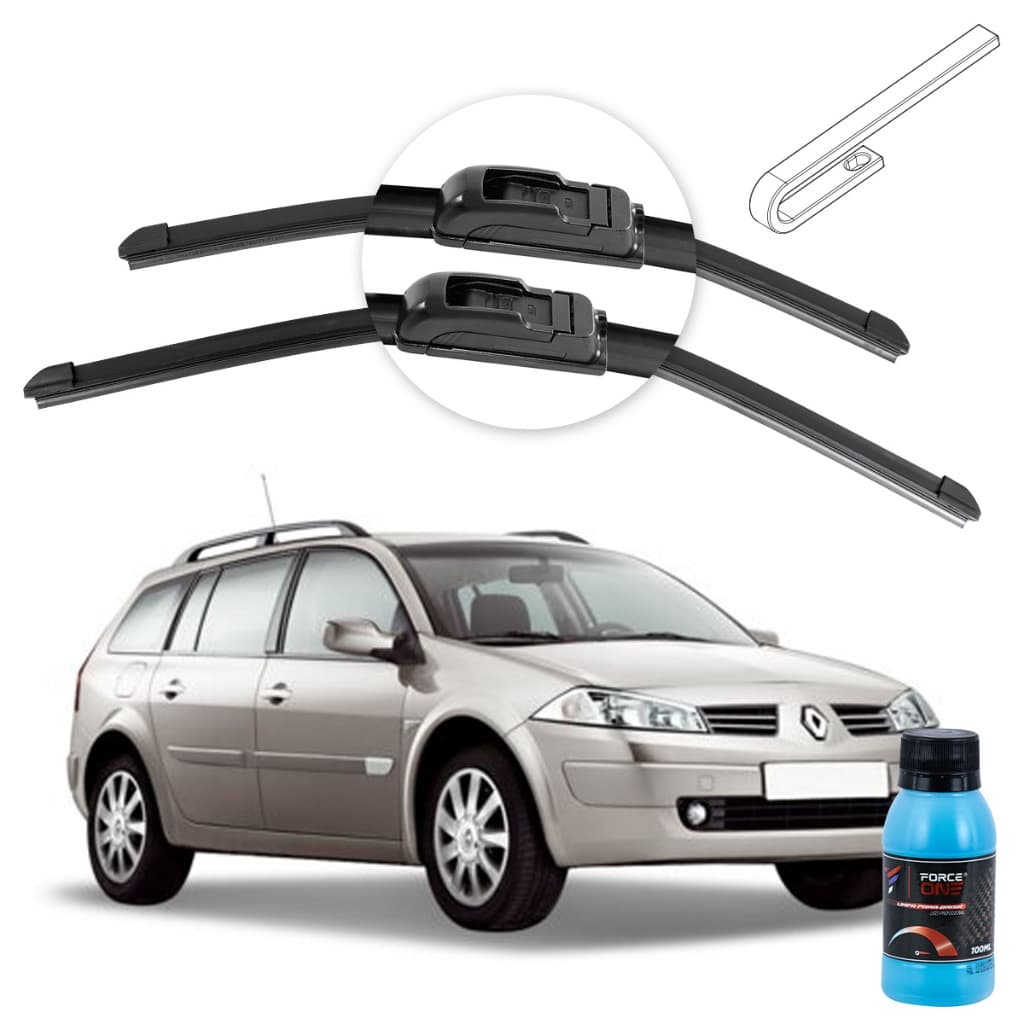 Limpador de Parabrisa Renault Megane II Grand Tour ano 06 a 11 Universal