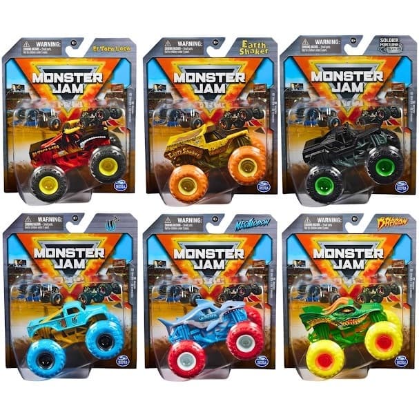 Carro Monster Jam Carro Metal Escala 1:64 Miniveículo - Sunny Original