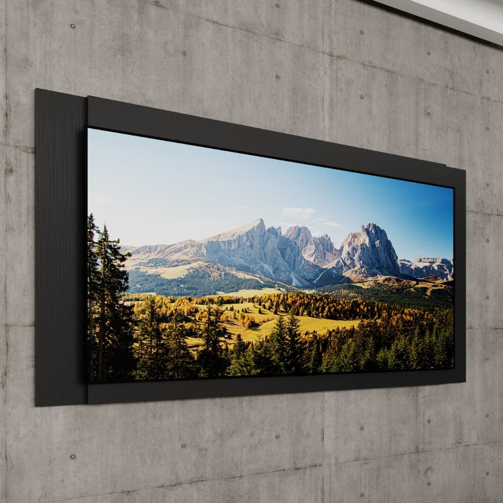 Painel para TV Até 55 Pol Preto Carraro