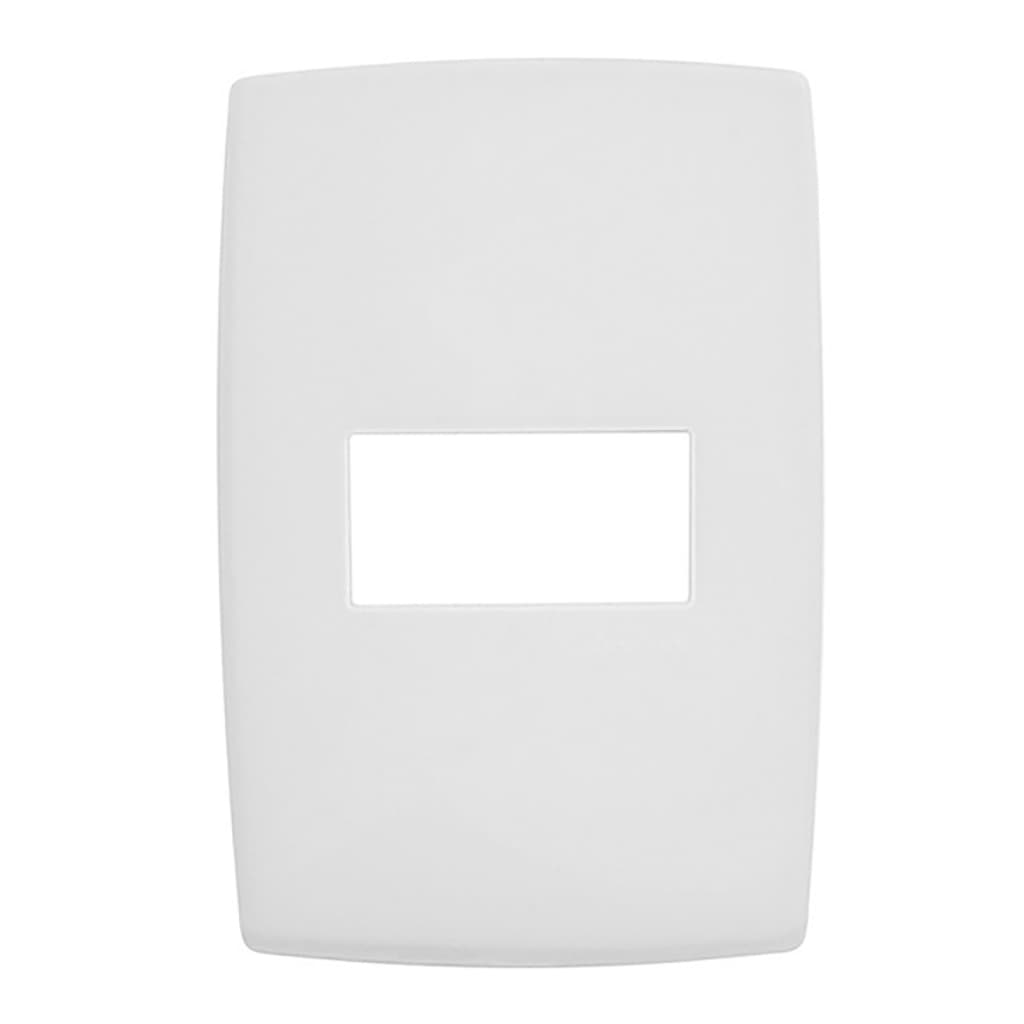 Espelho Placa 1posto Horizontal 4x2 Branco Pial Plus