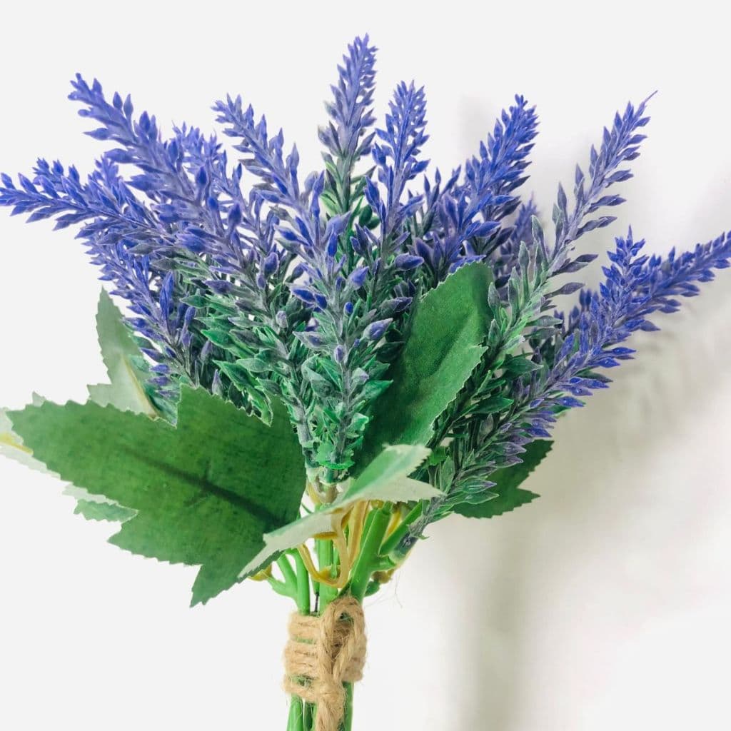 Ramo flores lavanda arranjos artificiais buquê