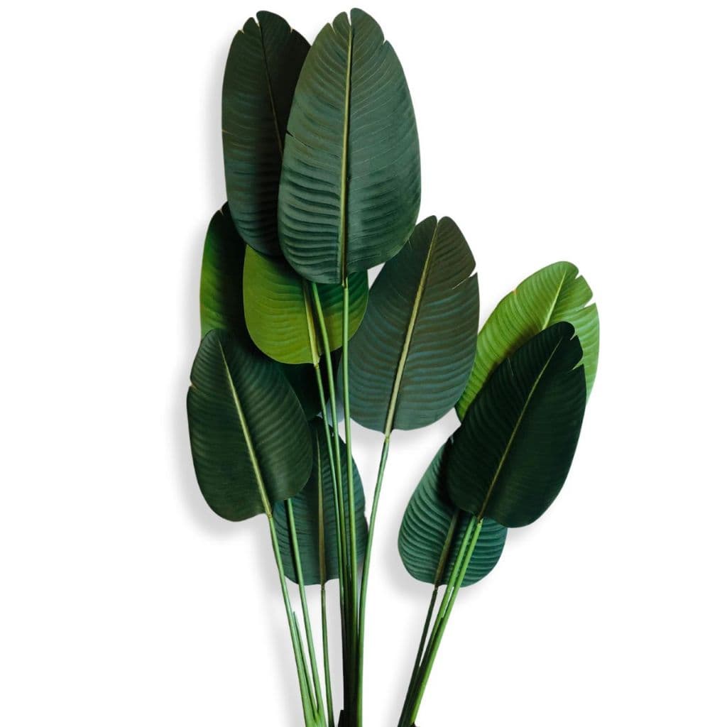 Árvore Bananeira Artificial Folha Grande Sem Vaso Decoração