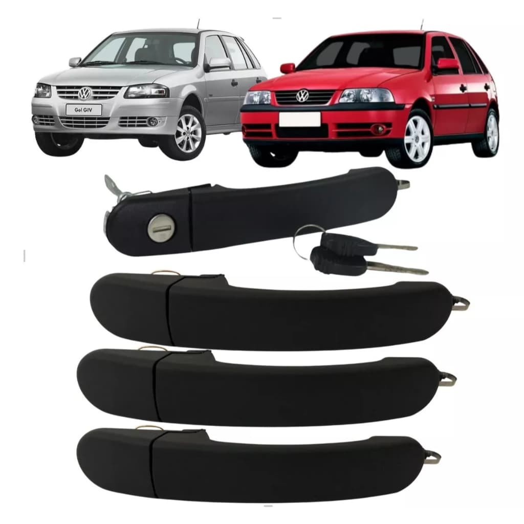 Kit Maçaneta Externa Gol G3 G4 4 Portas 1999 2000 Até 2014