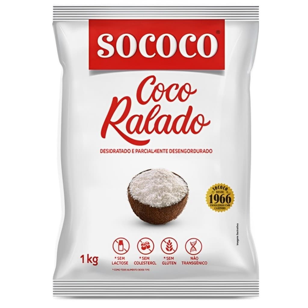 Coco Ralado Crocante 1kg Sococo