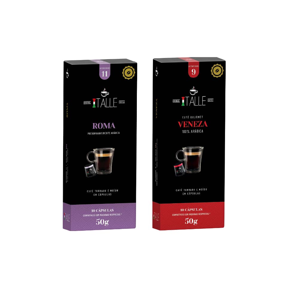 Cápsula Café Nespresso Compatível Café Italle 20 Und