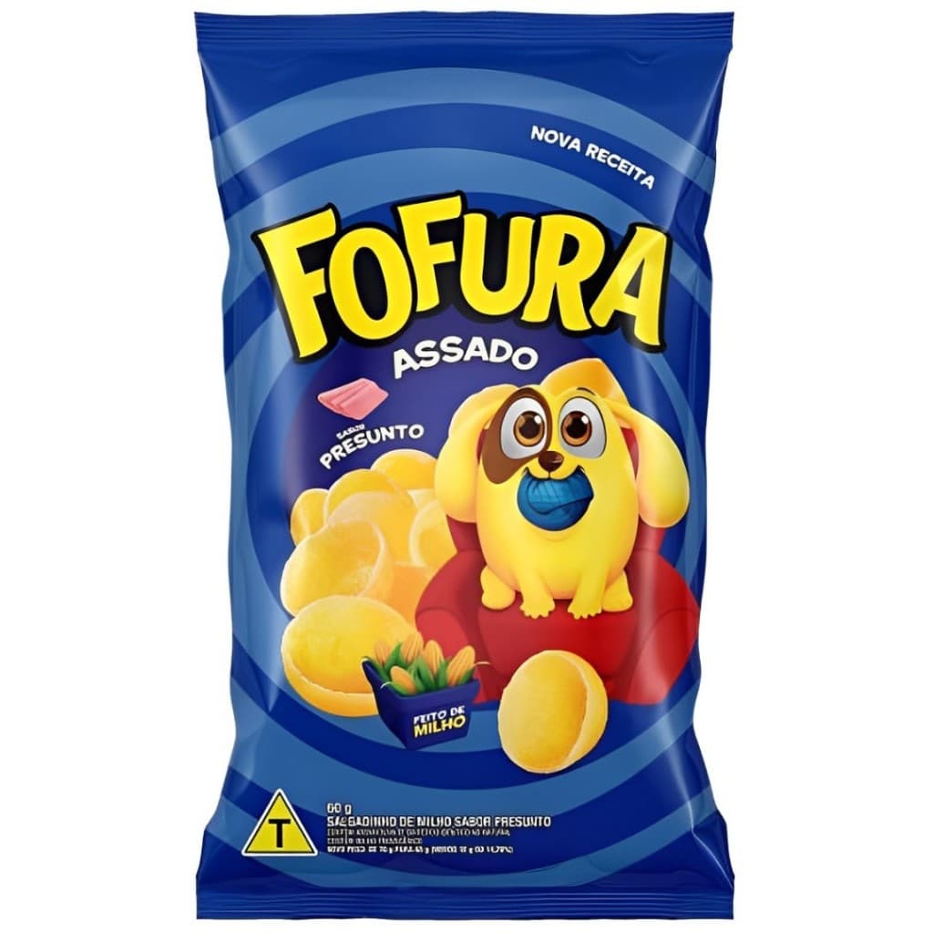 Salgadinho Fofura Presunto 60g Lucky
