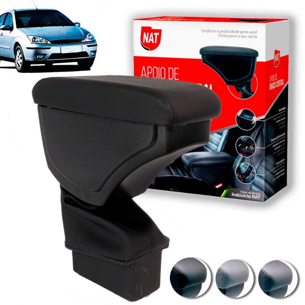 Apoio de Braço Focus Ano 2001 Até 2008 C/ Porta Objeto