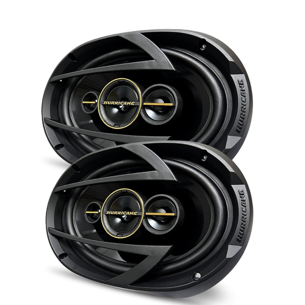Par Alto Falante 6x9 Aurum Hurricane A69q Preto 260w Rms 4 Ohms