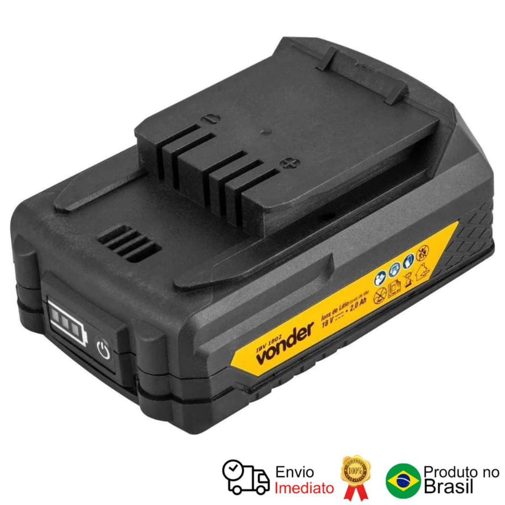 Bateria 18V 2.0Ah Intercambiável Ibv 1802 Vonder