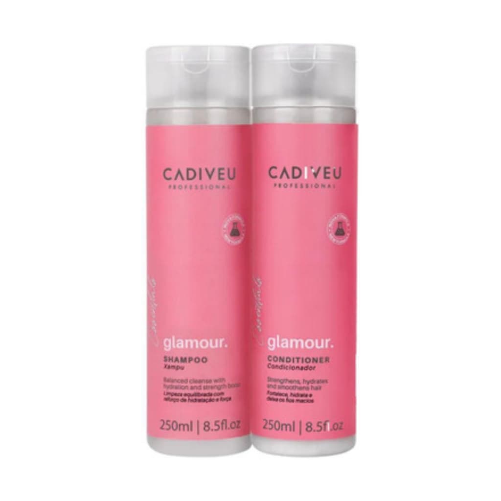 Kit Glamour Shampoo 250ml e Condicionador 250ml - Cadiveu