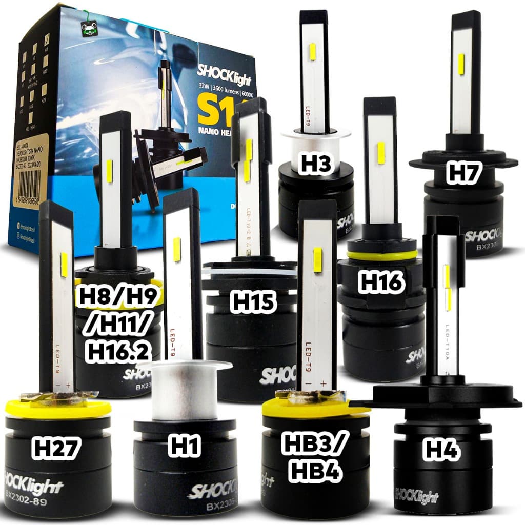 Lâmpada Led Shocklight S14 Nano Headlight 3600 Lumens 6000k