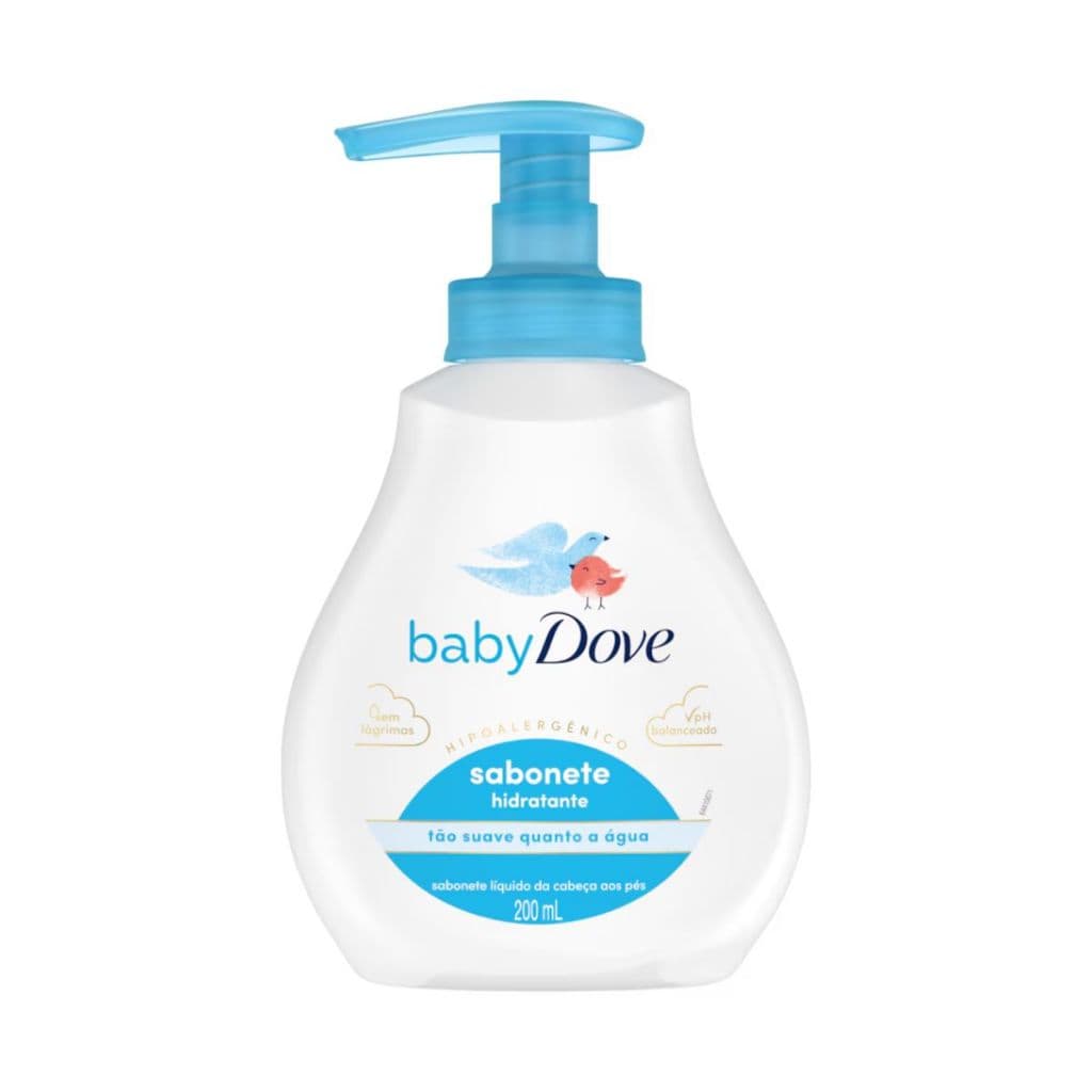 Sabonete Dove Baby Liquido Hidratante Tão Suave Quanto a Água 200ml