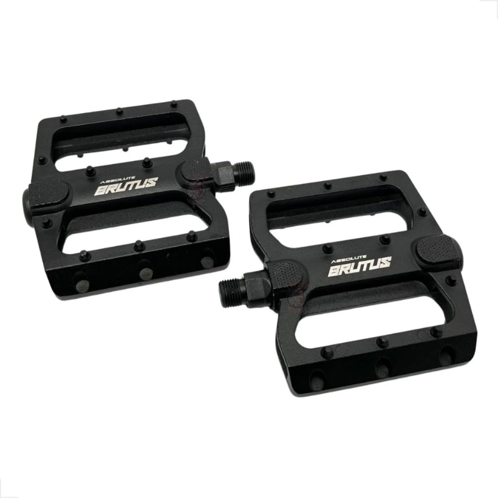 PEDAL PLATAFORMA ABSOLUTE BRUTUS ALUMÍNIO 9/16 ROSCA GROSSA MTB BMX DIRT DOWNHILL GRIP EXTREMO