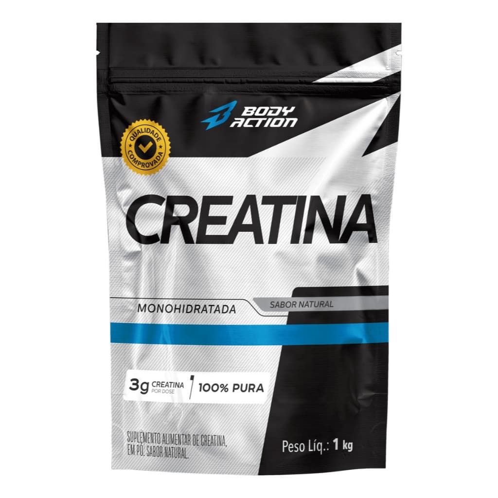 Creatina Monohidratada 100% Pura 150g, 300g, 500g e 1Kg Bodyaction