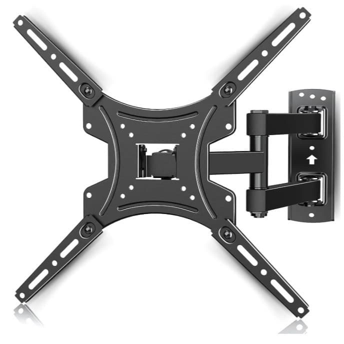 Suporte Tri-Articulado para TV MXT AR-E15SB05 23 a 65 VESA até 35kg Ajuste 5,8 a 43cm de Parede fixa espaços pequenos