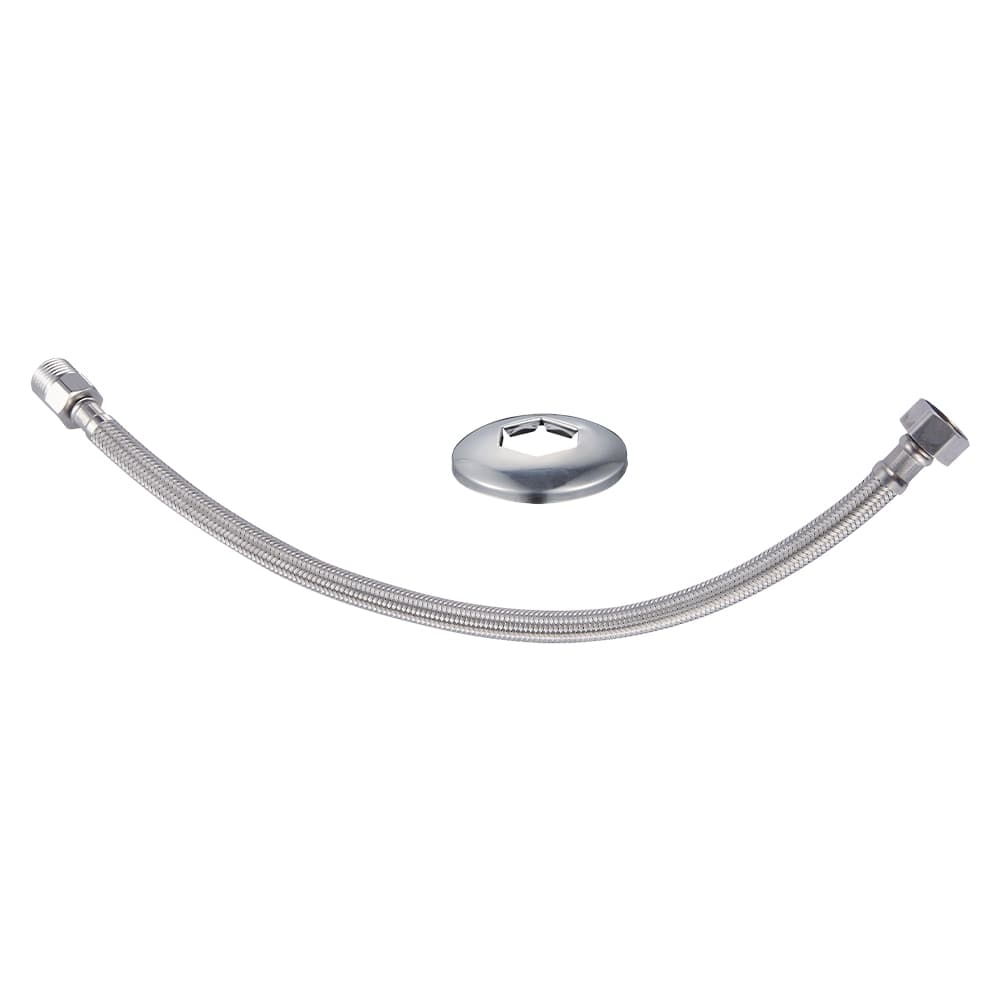 Engate Flexível Mangueira Trançada 40cm Aço Inox Cromada Classic Beltempo