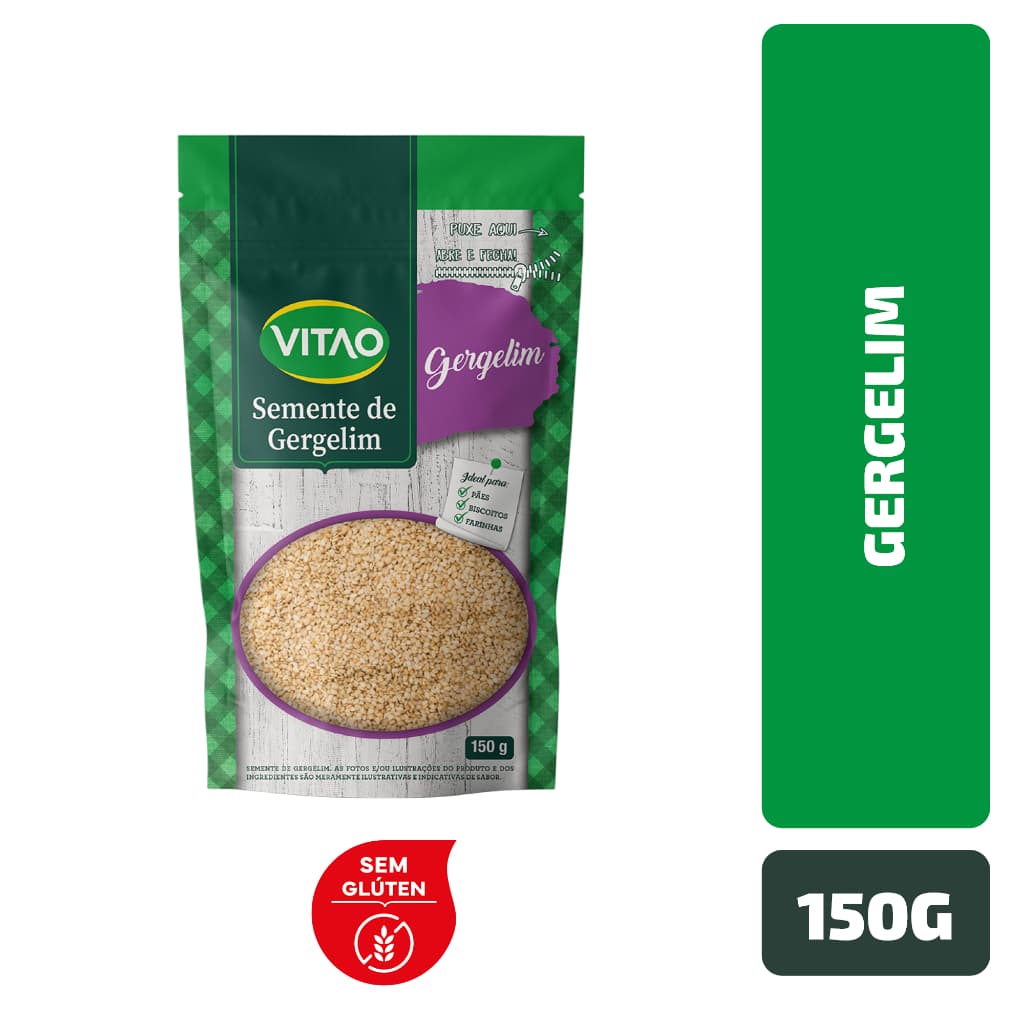 Gergelim Sem Glúten Vitao 150 g