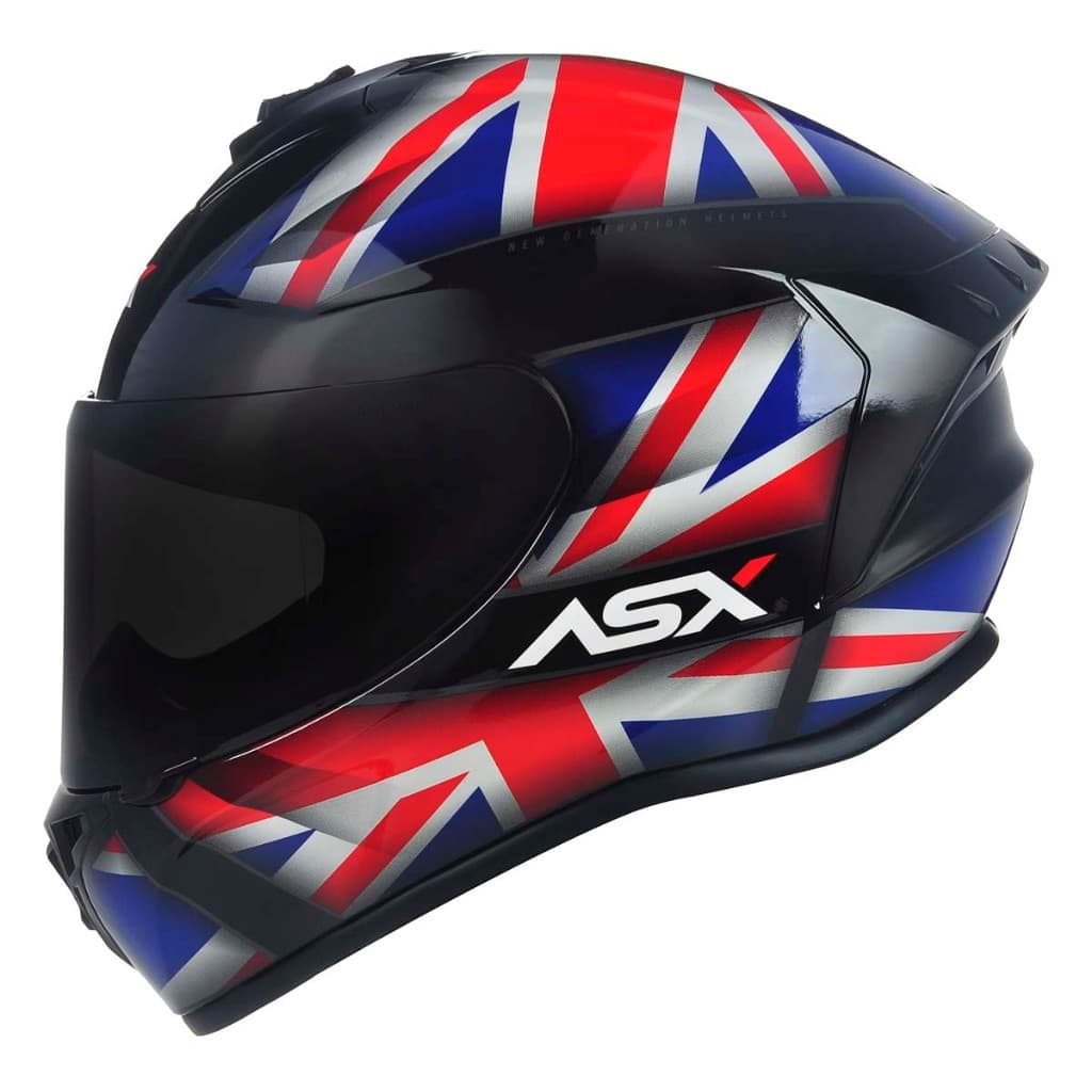 Capacete Masculino Feminino Esportivo ASX Draken UK Brilhante