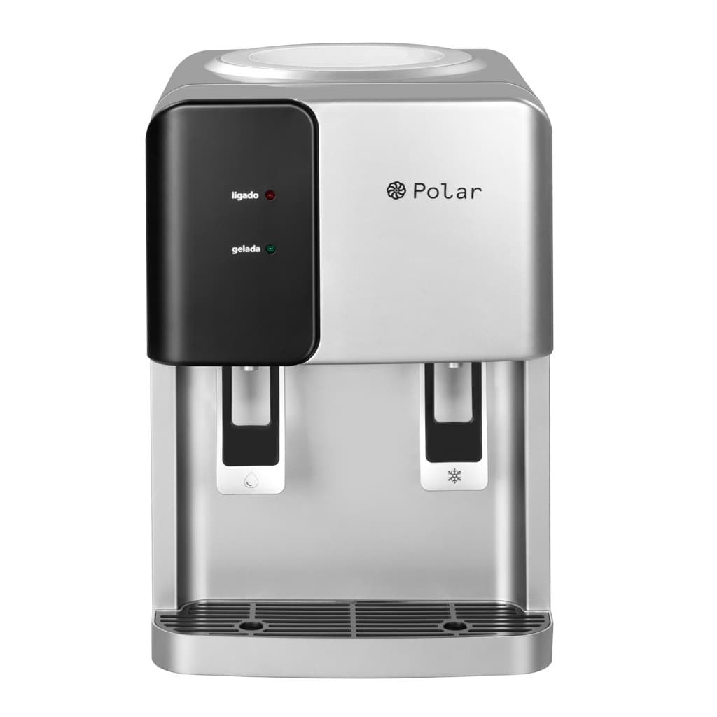 Bebedouro Eletrônico Polar Prata - Agua Natural e Gelada
