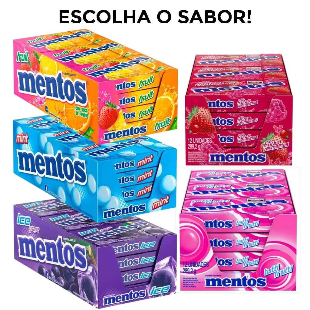 Bala Mentos Slim Box Diversos Sabores c/12un - Perfetti