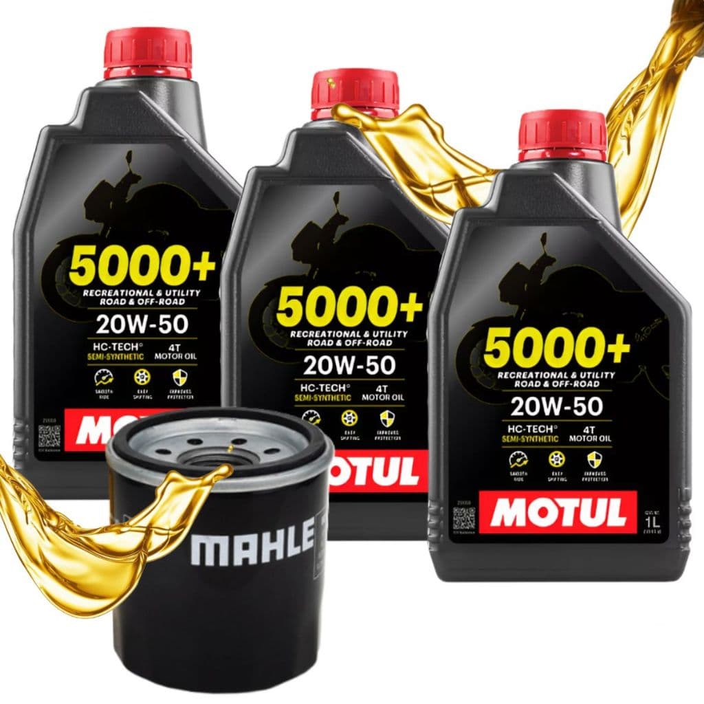 Troca de Óleo Shadow 750 Motul 3 Litros 5000+ 20w50 + Filtro
