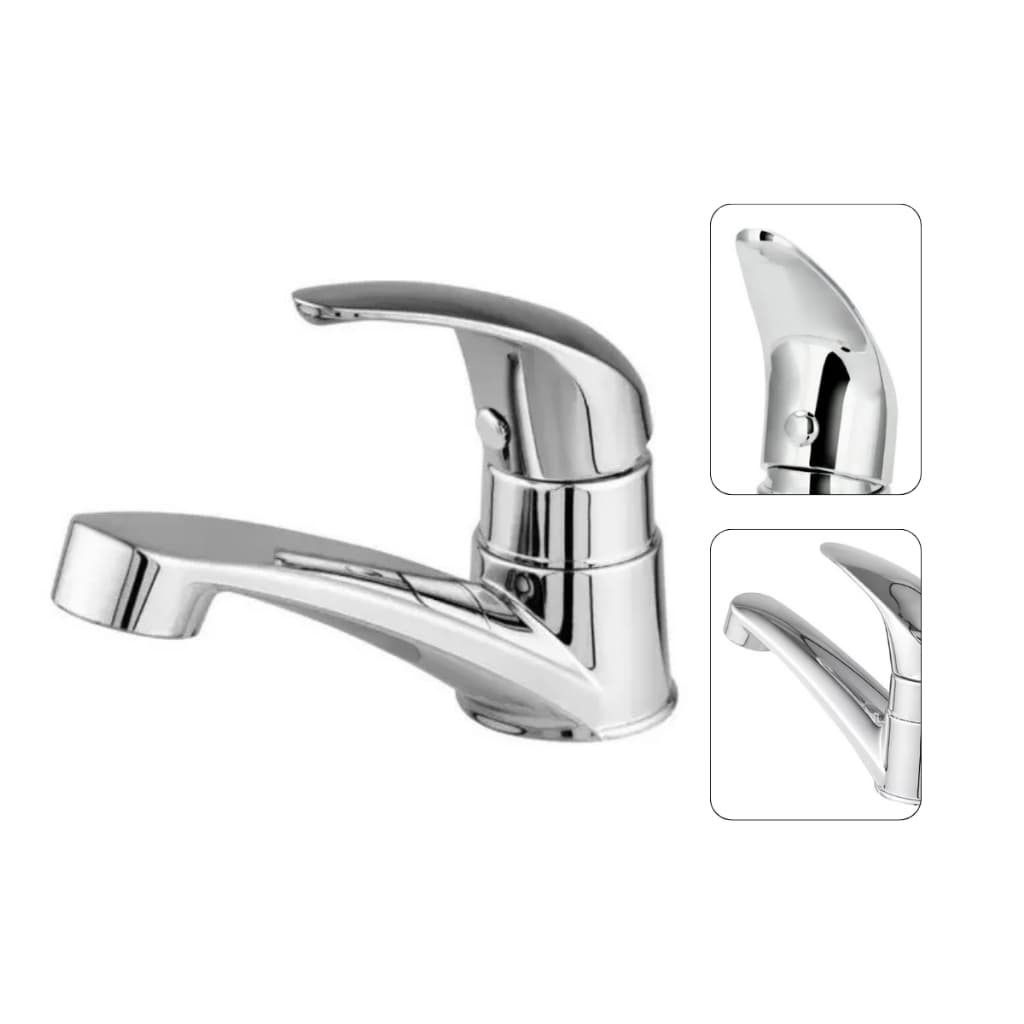 Torneira Banheiro Sofisticada ABS 1/4 de Volta Cromo Premium Econômica