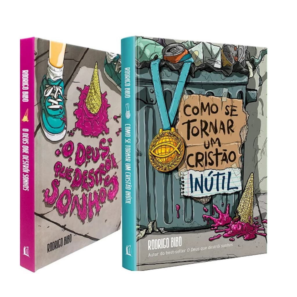 Kit Deus que Destrói Sonhos + Como se tornar um cristão inútil | Capa Dura | Rodrigo Bibo