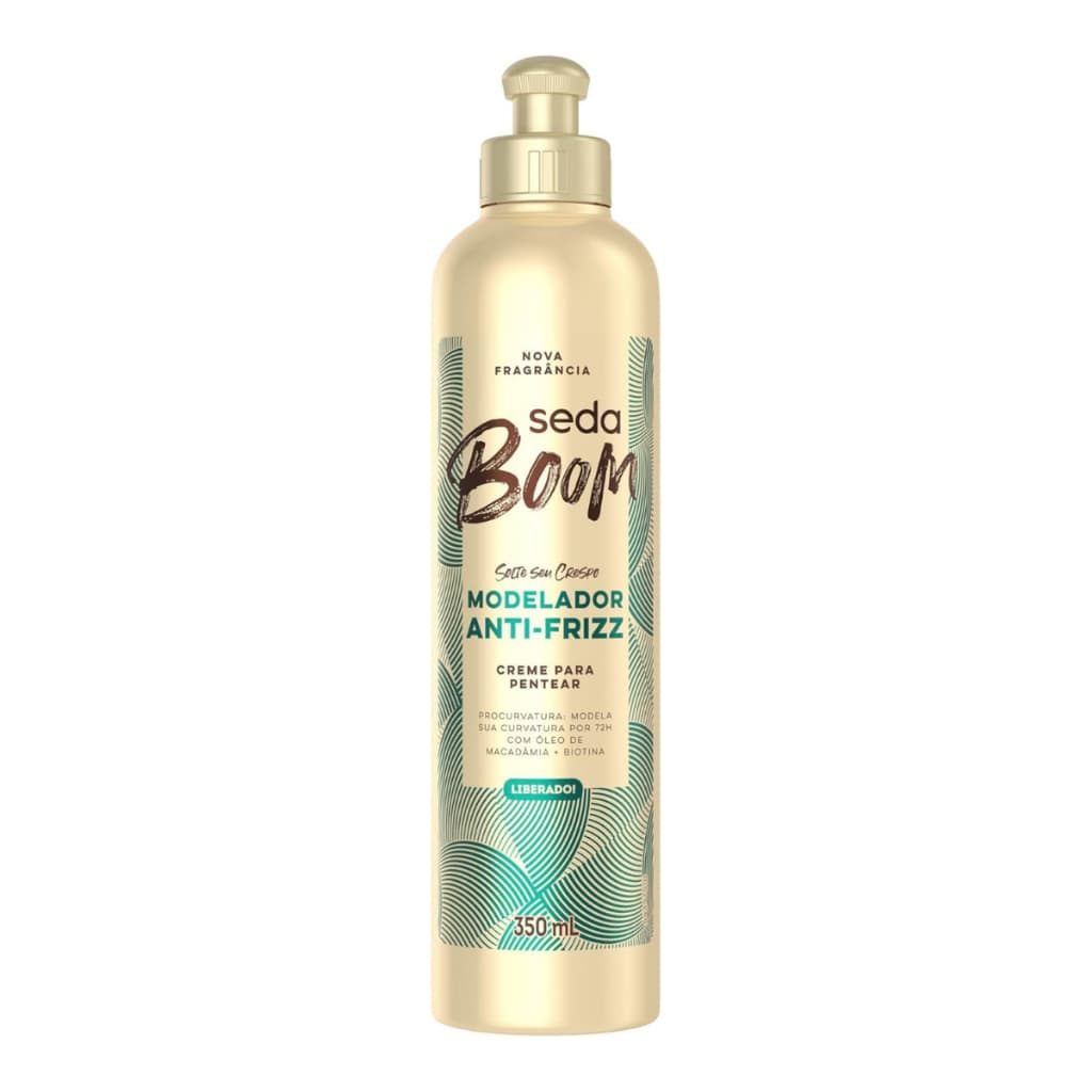 Creme Para Pentear Seda Boom Modelador Antifrizz 350ml