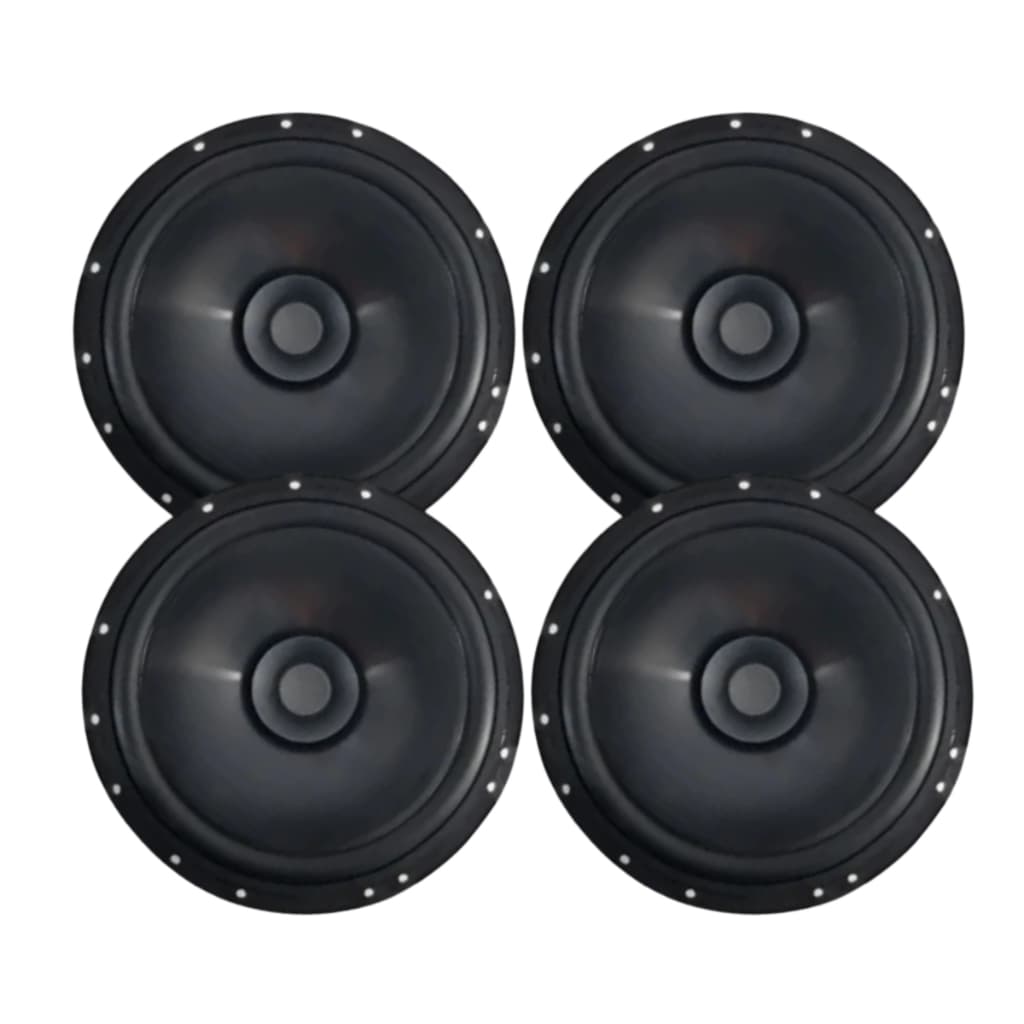 Kit com 2 Pares Alto Falantes 6 Pol Bomber BBR Montadora 100W Rms 4 Ohms