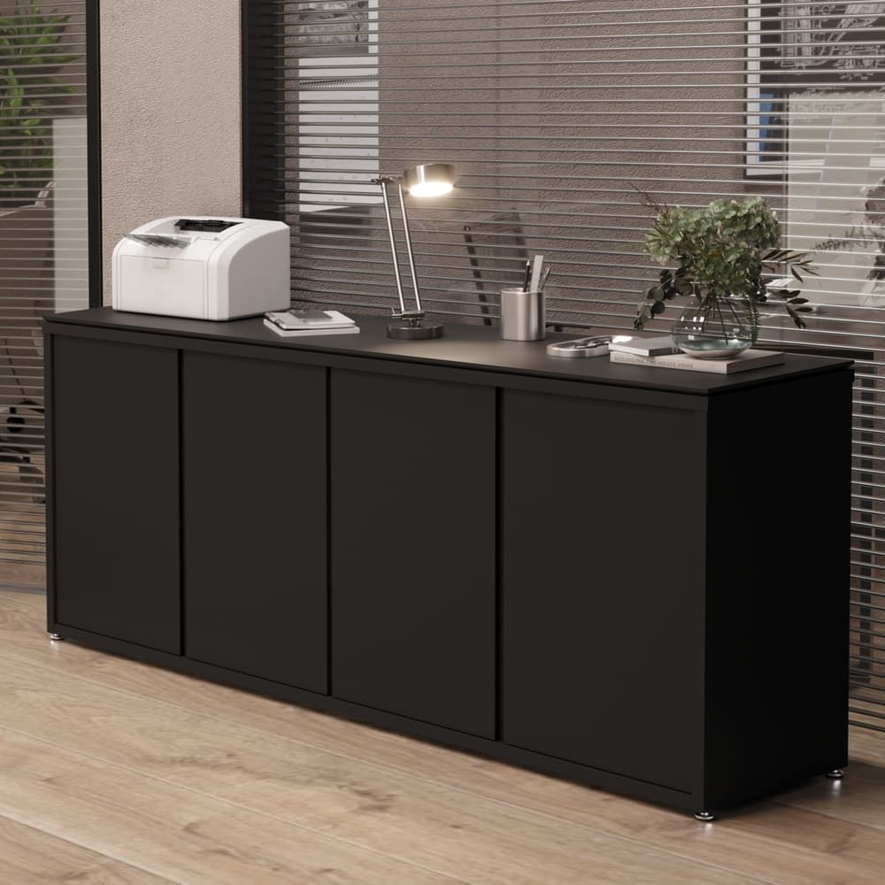 Balcão Buffet para Escritório 4 Portas 180cm Oslo