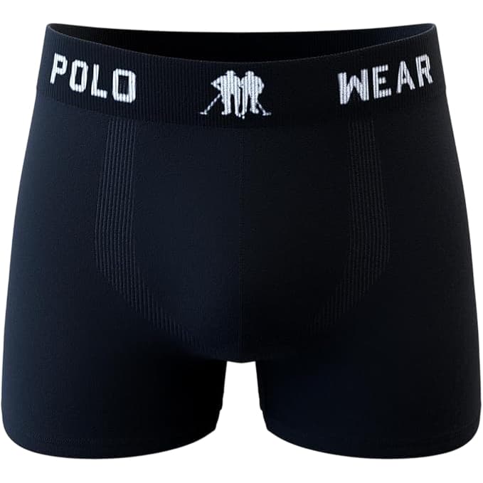 Cueca Boxer Polo Wear Lisa Microfibra Premium Sem Costura