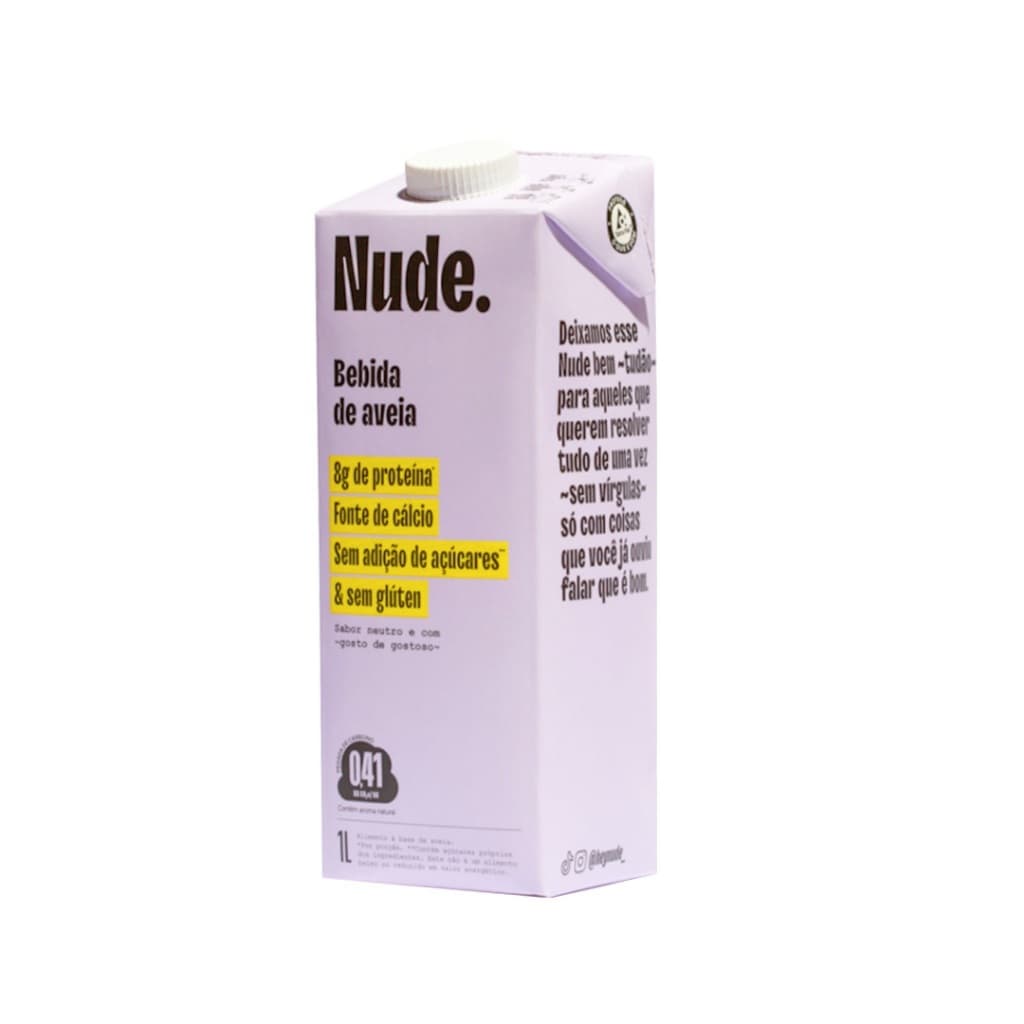 Nude Leite de Aveia Tudão 1l