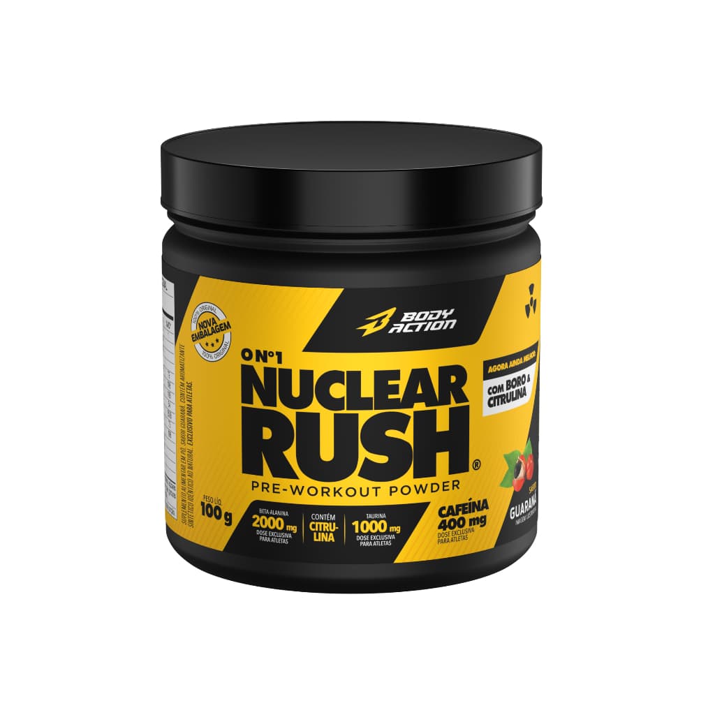 Pré Treino Nuclear Rush 100g Bodyaction