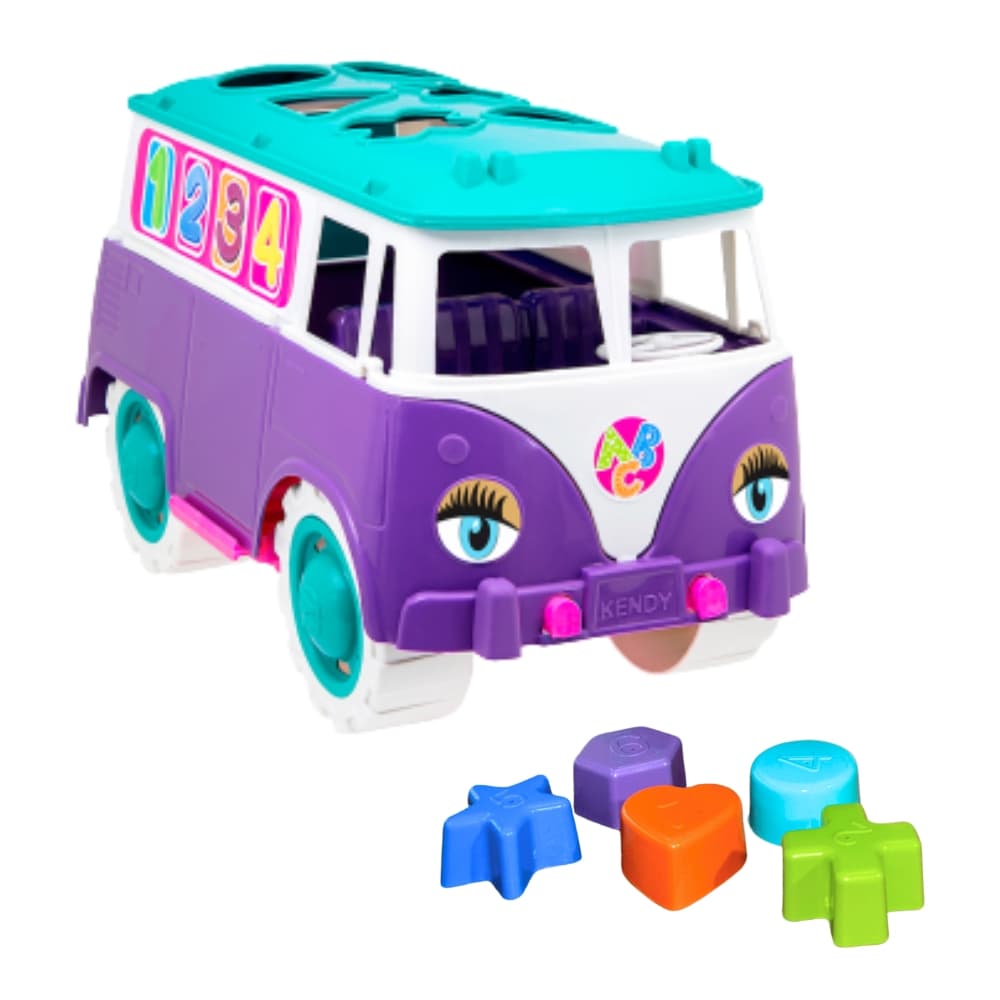 Kombi Educativa - Com formas geométricas para as Crianças Aprender se Divertindo