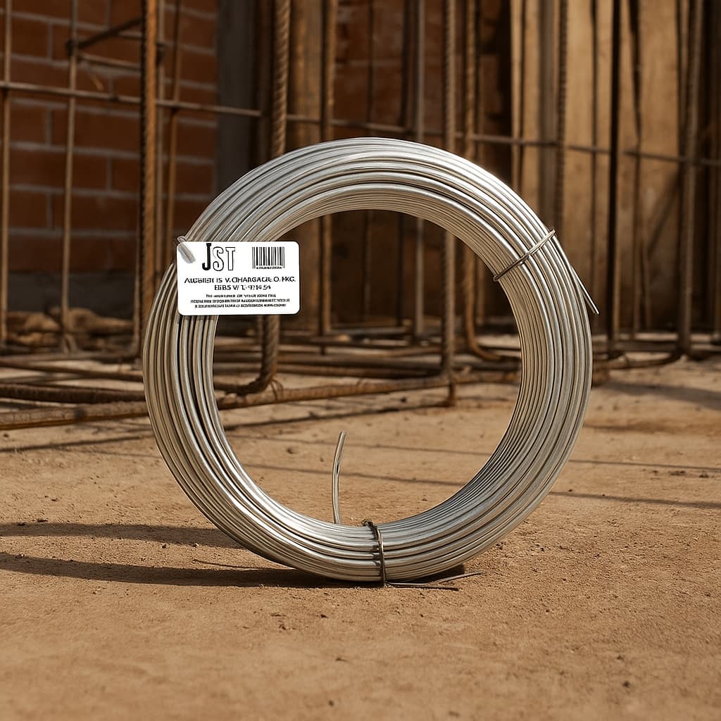 Arame Liso Galvanizado - BWG18-1,24MM - 1 KG - JST