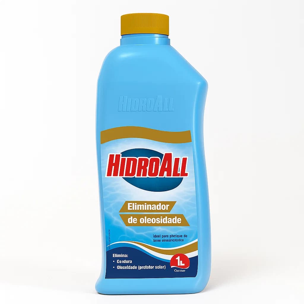 Eliminador de Oleosidade Hidroall 1L Remove Resíduos Bronzeador Óleos
