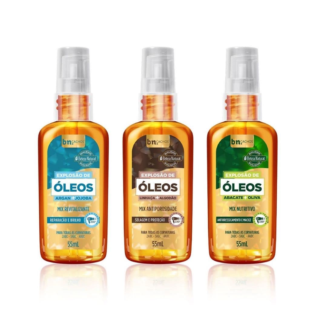 Óleo Capilar Finalizador Explosão de Óleos 55ml bn.Cachos