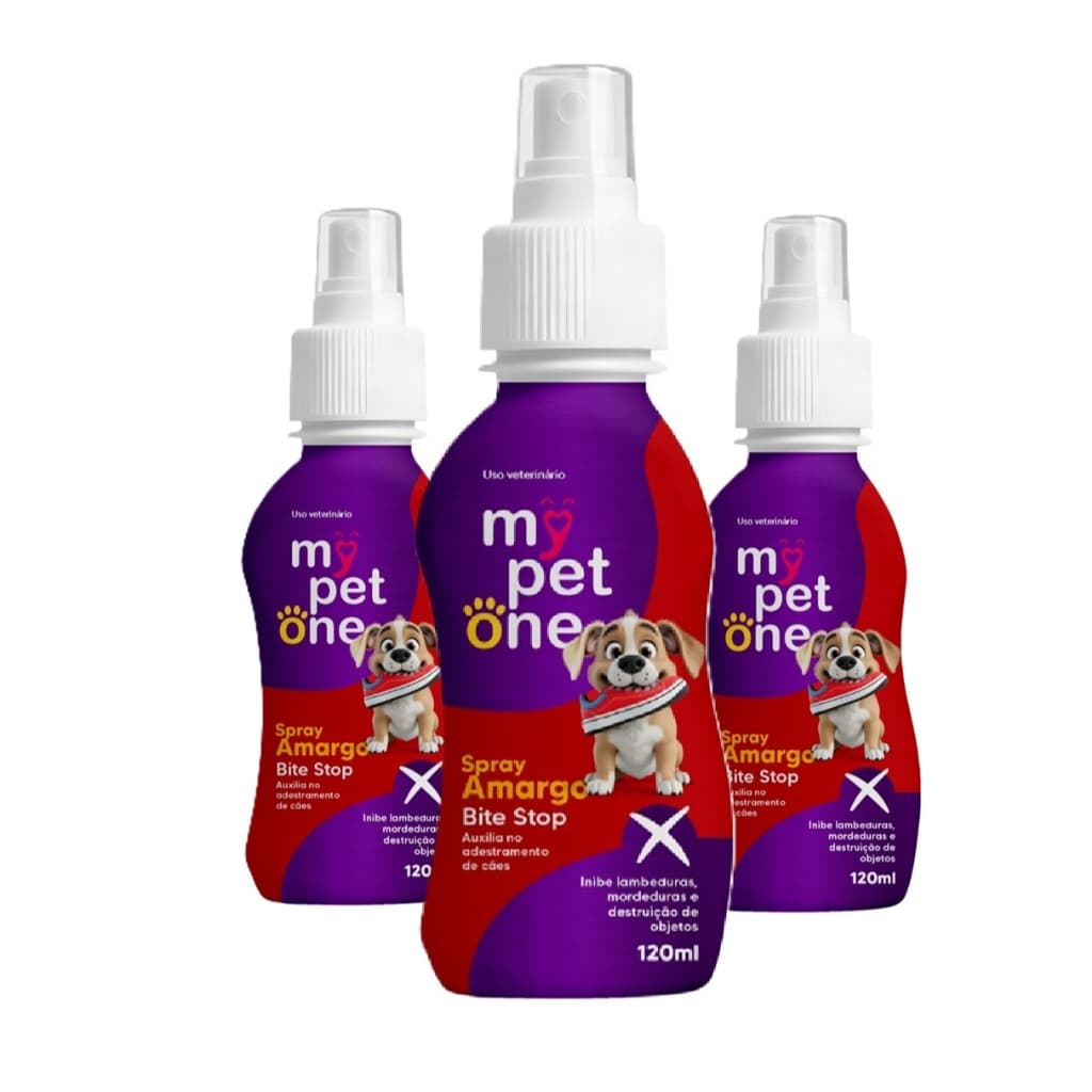 Spray Amargo Bite Stop adestrador Educador MyPetOne - 120mL