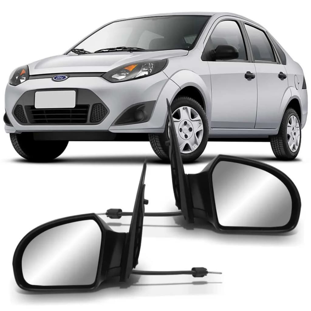 Par Retrovisor Ford Fiesta Hatch Sedan 2002 2003 2004 2005 2006 2007 2008 2009 2010 2011 2012 2013 2014 Com Controle