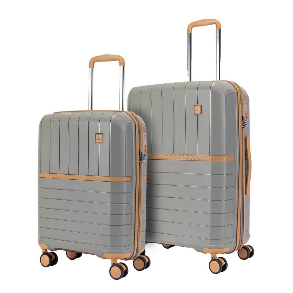 Kit 2 Malas de Viagem Bordo + Bagagem Primicia Original Rodinhas 360° Padrão Anac Cadeado Tsa Senha