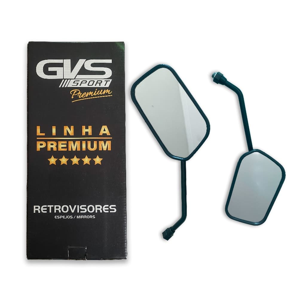 Retrovisor Gvs Titan 150 Haste Fixa Honda Lente Convexa