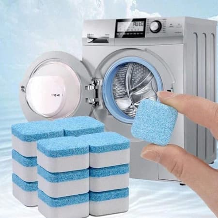 Kit Limpador Pastilha de máquina de lavar roupa, comprimido efervescente sólido para remover manchas