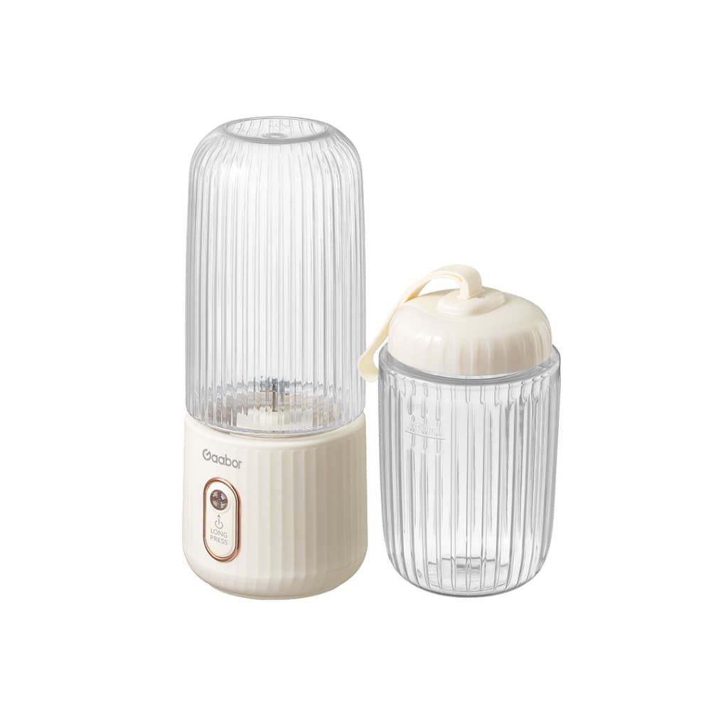 Gaabor Espremedor de Frutas Portátil USB de Bolso 4 Lâminas Bateria de Grande Capacidade 350ml+280ml FP03T