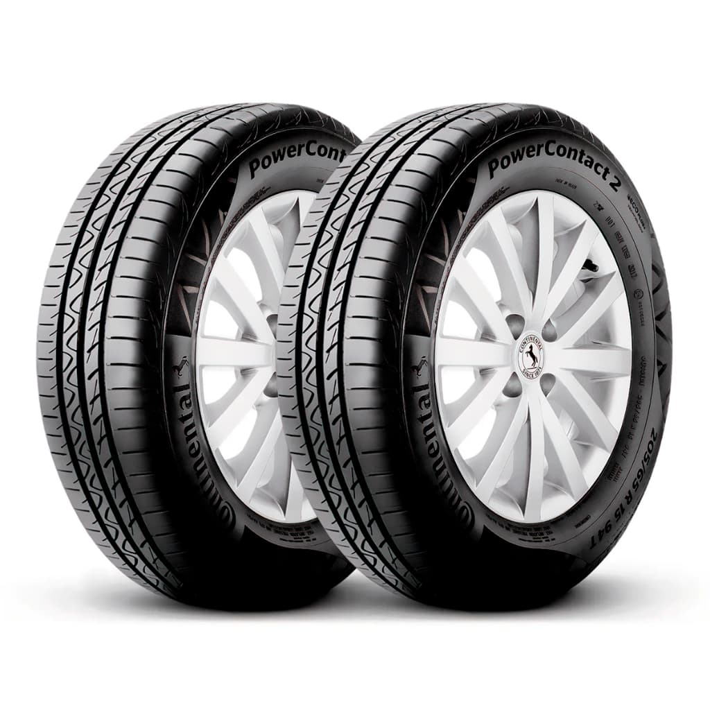 Kit 2 Pneus 205/55R16 Continental PowerContact 2 91V Aro 16