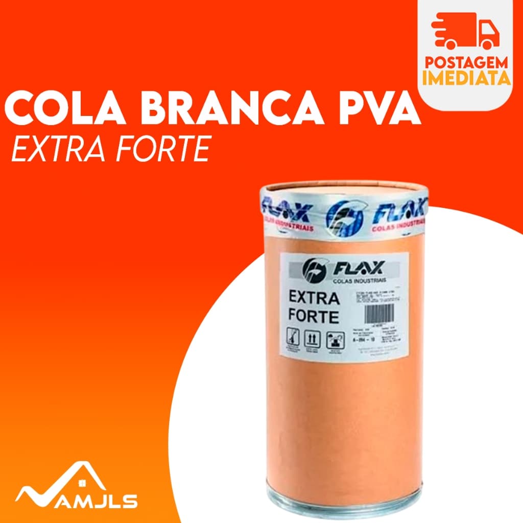 Cola Branca PVA 10 kg Tipo Extra Forte Flax