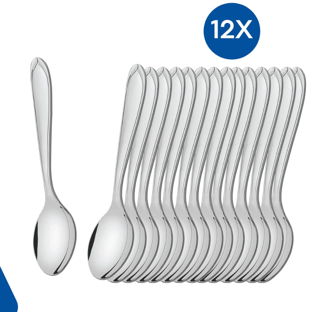 Colheres de mesa laguna tramontina inox 12 peças
